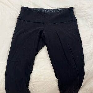 Lululemon cropped leggings
